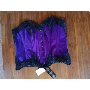 Top Drawer 5x‎ Purple and Black Corset